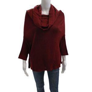 Compagnia Italiana Unisex Red Turtleneck Pullover Sweater Size S